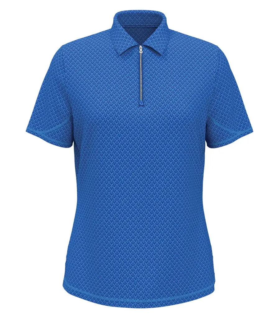 Polo à zip pour femmes